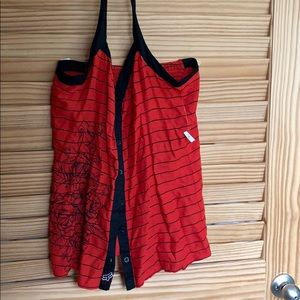 FOX lightweight top- button up